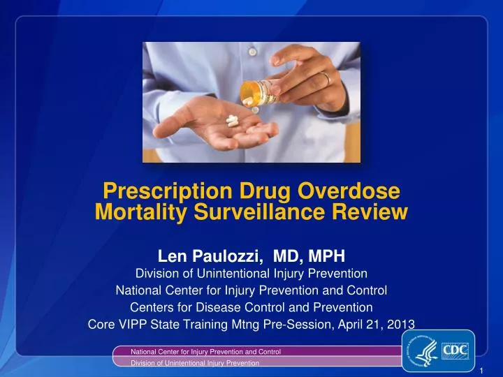 prescription drug overdose mortality surveillance review