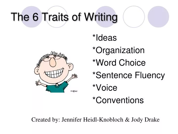 the 6 traits of writing