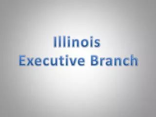 Illinois Executive Branch