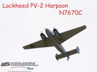Lockheed PV-2 Harpoon N7670C