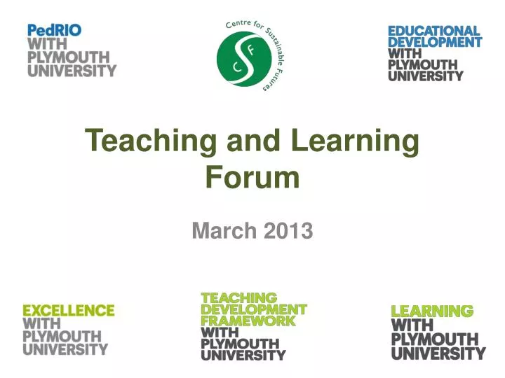 teaching and learning forum