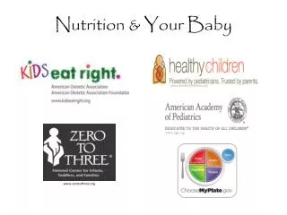Nutrition &amp; Your Baby