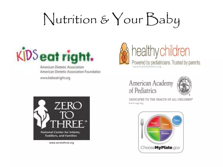 nutrition your baby