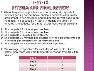 1 11 12 interim and final review