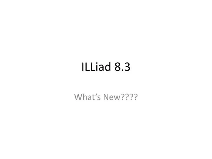 illiad 8 3