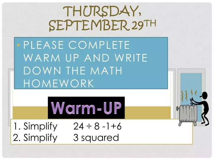 thursday september 29 th