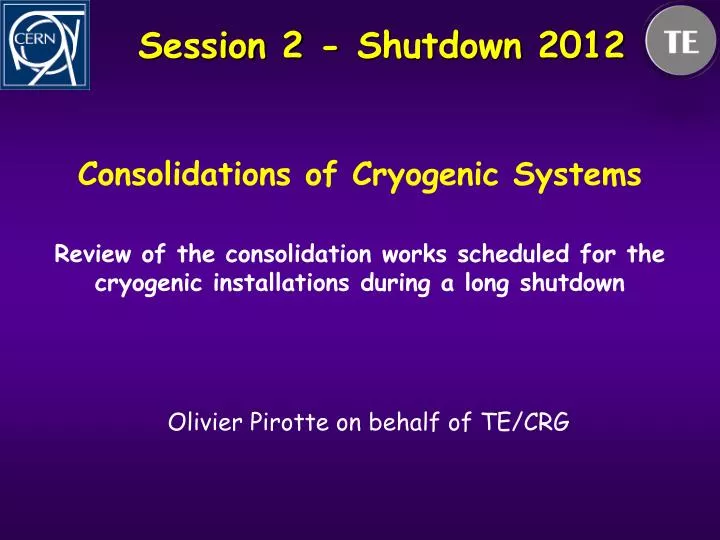 session 2 shutdown 2012