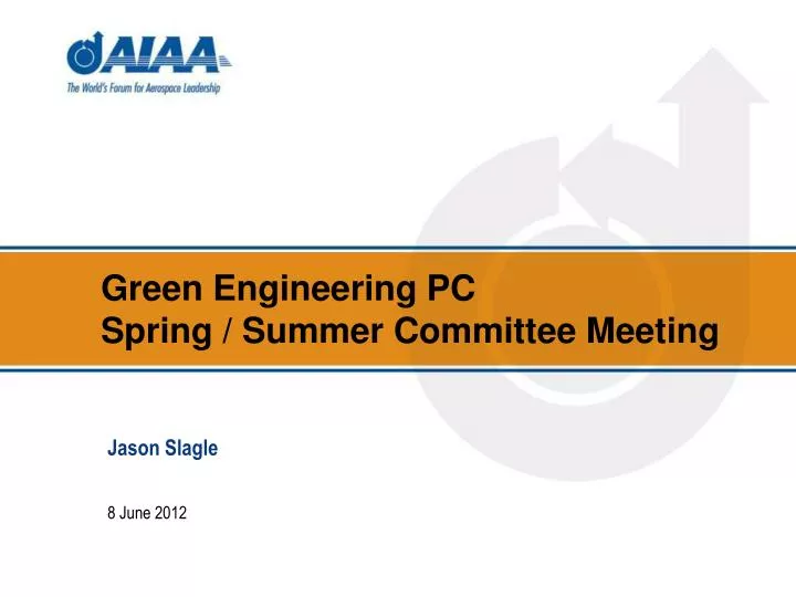 green engineering pc spring summer committee meeting