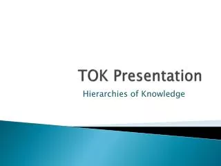 TOK Presentation