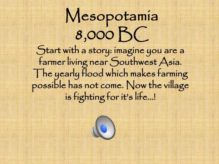 mesopotamia 8 000 bc