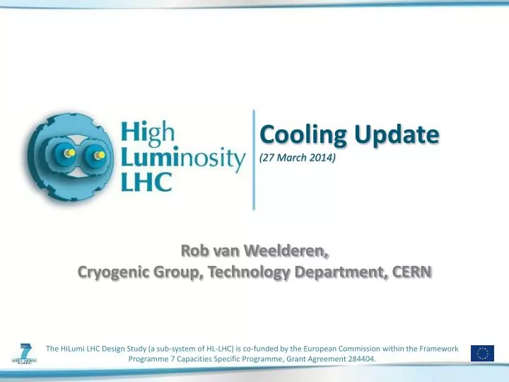 cooling update 27 march 2014