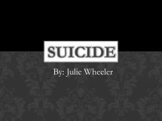 Suicide