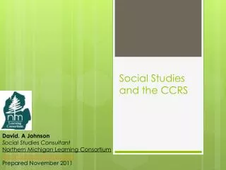 Social Studies and the CCRS