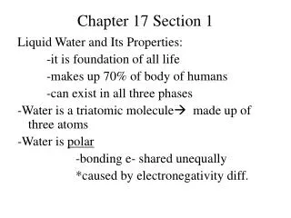 chapter 17 section 1