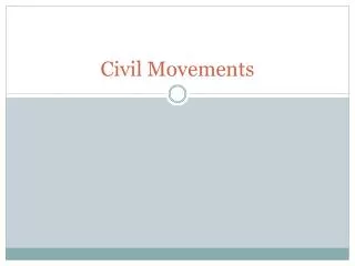 Civil Movements