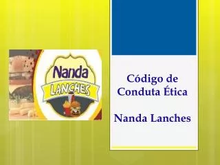 Código de Conduta Ética Nanda Lanches