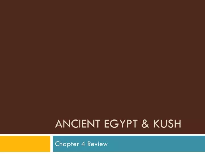 ancient egypt kush