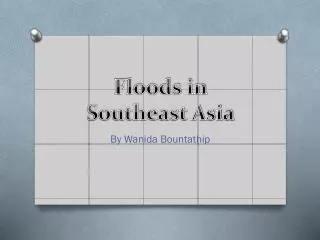 Floods in Southeast Asia