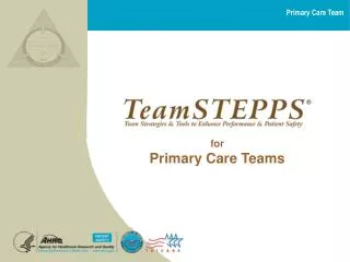for Primary Care Teams