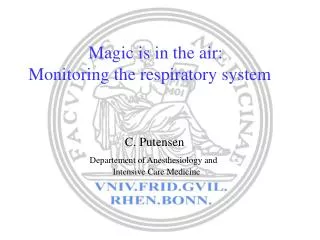 Magic is in the air: Monitoring the respiratory system