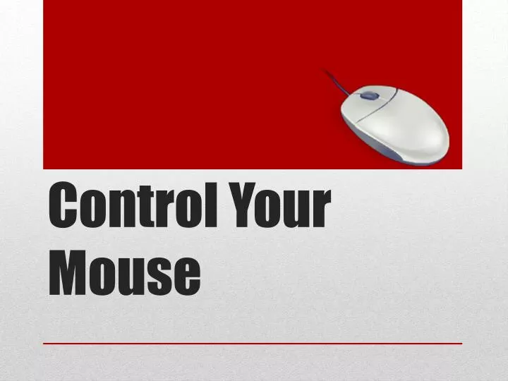 control your mouse