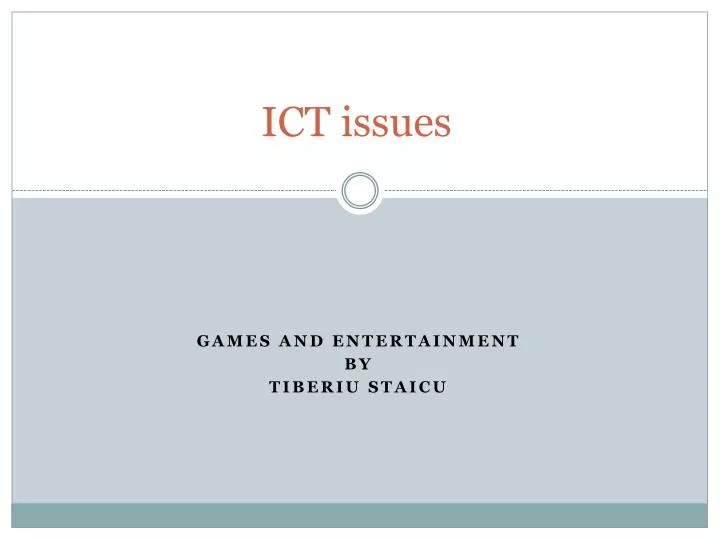 ict issues