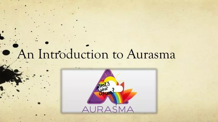 an introduction to aurasma