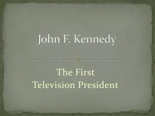 John F. Kennedy