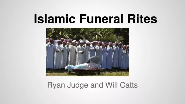 islamic funeral rites