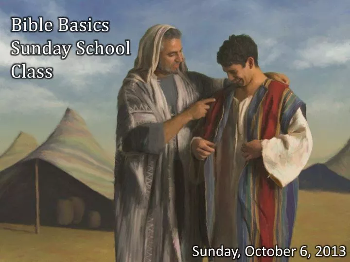 bible basics sunday school class