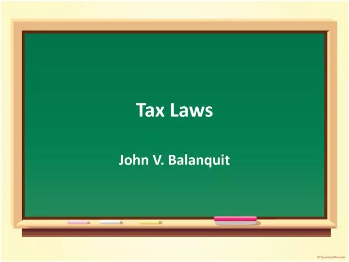 tax laws