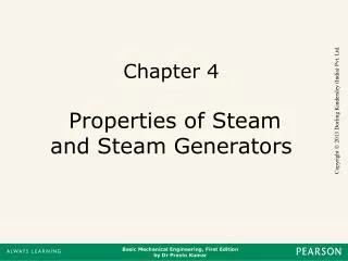 Chapter 4 Properties of Steam and Steam Generators