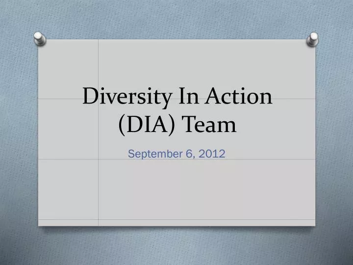 diversity in action dia team
