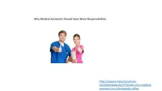 Why Medical Assistants Should Have More Responsibilities