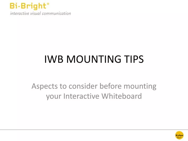 iwb mounting tips