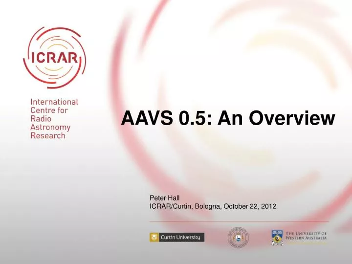 aavs 0 5 an overview