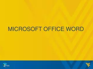 Microsoft office word