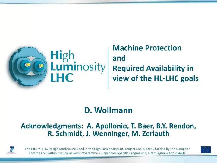 machine protection and required availability in view of the hl lhc goals