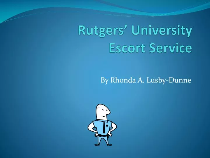 rutgers university escort service