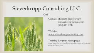 Sieverkropp Consulting LLC.