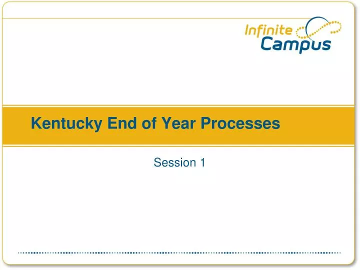 kentucky end of year processes