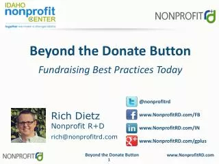 Beyond the Donate Button Fundraising Best Practices Today