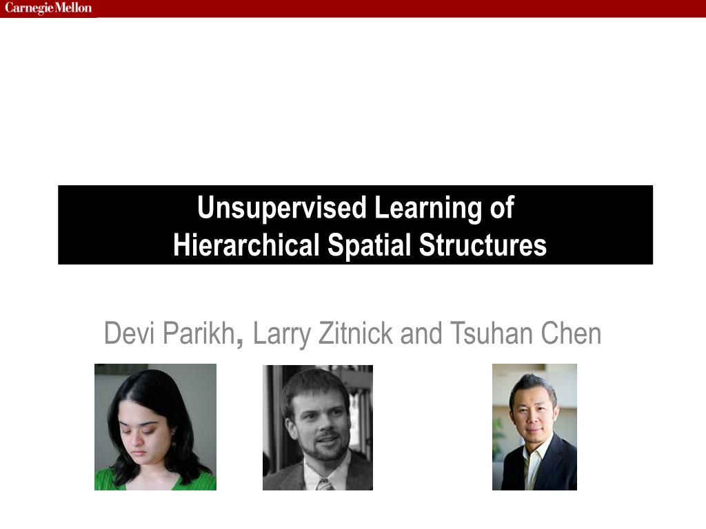PPT - Unsupervised Learning of Hierarchical Spatial Structures ...