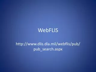 WebFLIS