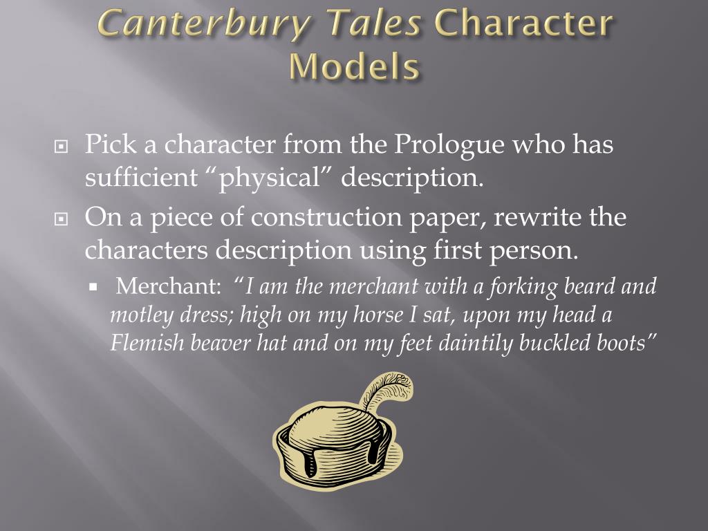 PPT - Creative Project on the Merchant from The Canterbury Tales ...