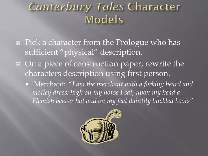 canterbury tales character models