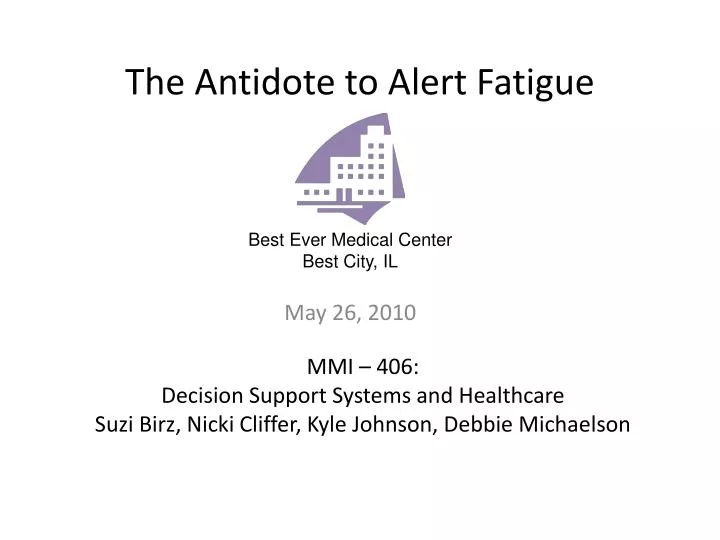 the antidote to alert fatigue