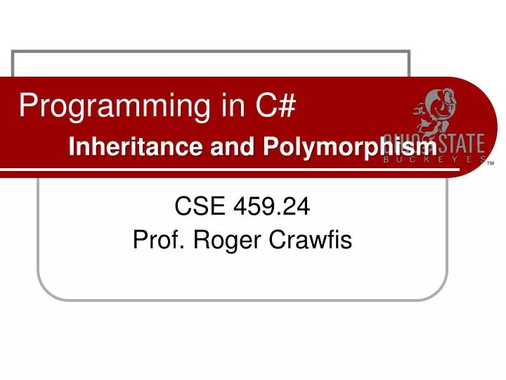 programming in c inheritance and polymorphism