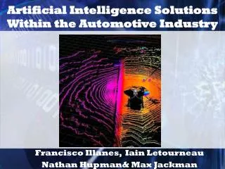 Artificial Intelligence Solutions Within the Automotive Industry