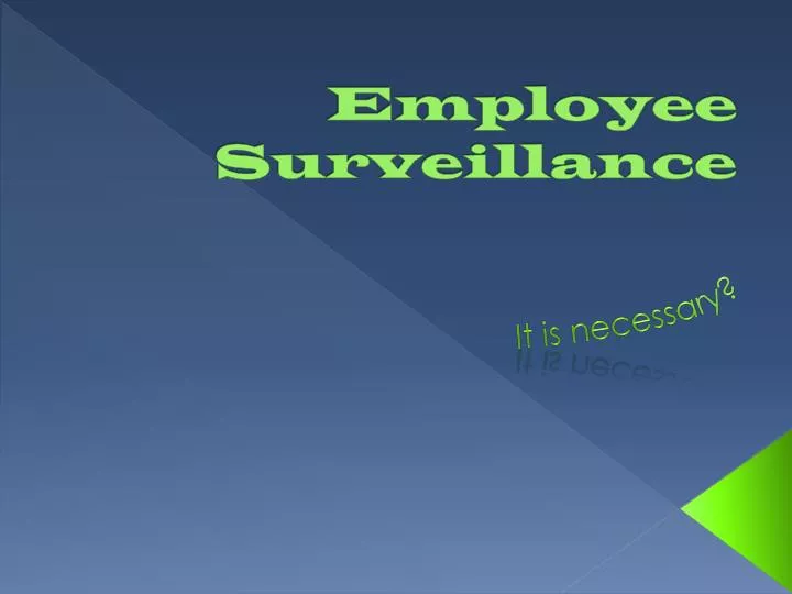 employee surveillance